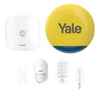 Kit alarme connectée YALE avec sirène extérieure et 4 accessoires Blanc