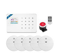 Alarme Intelligente, Système d'alarme for cambrioleur domestique, GSM, unité centrale, panneau, contrôle intelligent par application, avec détecteur de mouvement(KIT 1)