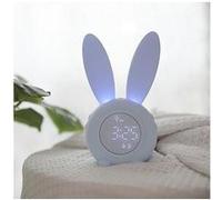 Alarme lapin mignon horloge numérique creative led snooze cartoon horloge électronique 574 G