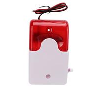 Alarme Lumineuse Sonore, Alarme de Sirène Réglable Résistante aux Chocs Flash Dispositif D'avertissement de sécurité à Décibels élevés 12V (12V)