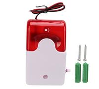 Alarme Lumineuse Sonore Clignotant - D'avertissement de Sécurité - Alarmes Sonores et Visuelles de Sécurité - Sirène 110dB et Clignotant 150 Fois/Min - 220V