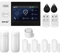 Alarme maison, connectivité sans fil, automatisation intelligente, GSM 2G WiFi Kit C, prise EU