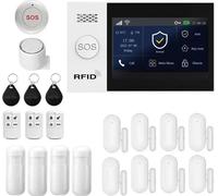 Alarme maison, connectivité sans fil, automatisation intelligente, GSM 2G WiFi Kit E, prise EU