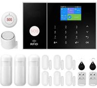 Alarme maison, connectivité sans fil, contrôle par application mobile, D-4G, prise EU