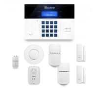 Alarme maison sans fil - DNBi - 1 à 2 pièces - Détecteur de mouvement - Alerte d'intrusion - GSM