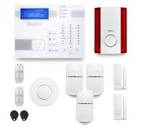 Alarme maison sans fil - TIKE SECURITE - SHBi - 2 à 3 pièces - Détecteur de mouvements - Sirène extérieure