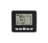 Alarme maison TS-FT002 Avec température ambiante, horloge affichage du niveau d'eau noir