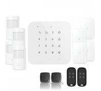 Alarme Maison WiFi et GSM 4G sans Fil connectée CASA- kit 4