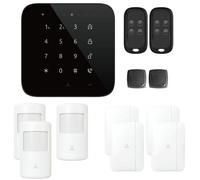 Alarme maison wifi et gsm 4G sans fil connectée Casa Noire - kit 5