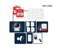 Alarme Maison Wifi & GSM Sans Fil Vigilia VIG502+ - Kit Complet avec Caméras intérieure et extérieure autonome et 9 Accessoires