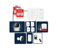 Alarme Maison Wifi Sans Fil Vigilia VIG502 - Kit Complet avec Caméras Full HD intérieure et extérieure autonome et 9 Accessoires