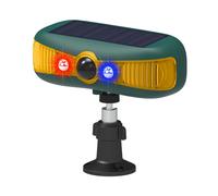 Alarme Solaire avec Répulsif Animaux Ultrasonique et Vocal - Détecteur de Mouvement Sonore et Lumineux