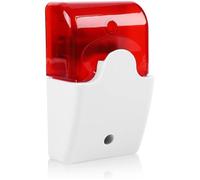 Alarme sonore et visuelle - MICH - Clignotant rouge - Sirène 110dB - 150 fois/min - Volume réglable