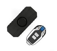 Alarme vibrante sans fil pour vélo, moto et vélo électrique - Sirène antivol 113 dB avec sensibilité à 7 niveaux, étanche IP55, rechargeable par USB, télécommande incluse, noir (1)