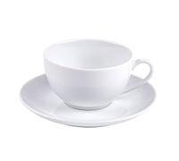 ALASKA Paire Tasse à thé café en porcelaine blanche TABLE PASSION