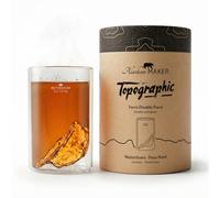 Alaskan MAKER Verre double paroi 33 cl montagne 3D TOPOGRAPHIC (Matterhorn) | Borosilicate soufflé à la bouche - Chaud & froid - Effet flottant - Relief 3D du sommet - Passe au lave-vaisselle