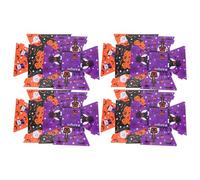 Alasum 12 Pièces Boîte à Goûter Design Citrouille et Araignée Thème Halloween en Carton Blanc pour Popcorn et Desserts de Fête pour Fête