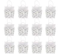 Alasum 12 Pièces Paquet Présent en Papier Football avec Poignées Faciles à Saisir, Pratique à Transporter, pour Fêtes de Football et Présents pour Garçon et Filles et Adultes