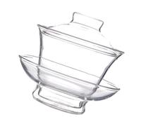 Alasum 1pièce Tasse à Thé Transparente avec Couvercle Verre Épaissi Résistant Chaleur Thé Fleur et Chinois Classique Décoration Élégante pour Maison ou Salle