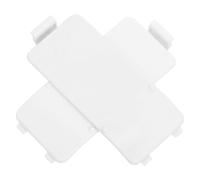 Alasum 2 Pièces Cache Arrière de Télécommande pour Climatiseur en Plastique Blanc Design à Clip, Élimine les Connexions Lâches et Assure un Contact Stable des Batteries, pour Fête la