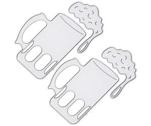 Alasum 2 Pièces Matrices de Découpe en Acier au Carbone de Gobelet Bière pour Loisirs Créatifs Diy, Outil Artisanal pour Garçon et Filles, Décoration Scrapbook