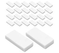 Alasum 50 Pièces Gomme Crayon Blanche Rectangulaire en Tpr Gomme pour Crayons Bloc Résistant à L’usure pour t Dessin Artistes et Professionnels