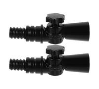 Alasum Adaptateur D'angle Pivotant en Abs Noir 2pcs pour Balai à Franges et Plumeau, Joint Rotatif Polyvalent pour Usage Domestique et Commercial Plusieurs styles