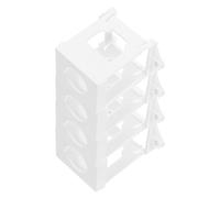 Alasum Adaptateur de Rail Din pour Bouton Poussoir 22mm, Kit de Montage 4 Pièces en Plastique Blanc, Résistant à L'usure, pour Usage Industriel et Bureau