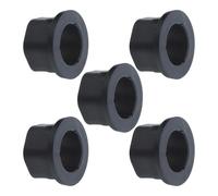 Alasum Bagues de Bride Hexagonales des Vibrations et Connexion Stable Lot de 5 en Plastique Noir Taille 3,00x3,00x1,80cm pour Tondeuse à Gazon