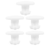 Alasum Bouchon D'étanchéité en Silicone Blanc pour Boîte à Lunch Valve de Décompression, Facile à Installer, Adapté aux Trous de 0,5-0,6 Cm, Lot de 5 Pièces