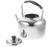 Alasum Bouilloire Sifflante Inox 6 L pour Cuisinière Induction, Bouilloire Eau Chaude en Acier Inoxydable, Usage Maison et Bureau, Compatible Gaz et Électrique, Chauffe-thé et Café