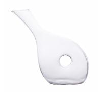 Alasum Carafe à Vin en Verre Cristal Design Plat Élégant pour Améliorer le Goût Bouquet Vin, Maison Bar, Style Créatif