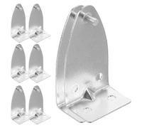 Alasum Clips pour Stores Enrouleurs Supports de Maintien pour Stores de Fenêtres 8 Pièces en Métal Argenté, Légers et Résistants Design Simple Moderne, Adaptés aux Garçon et Filles