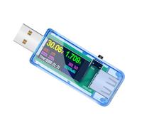 Alasum Compteur de Puissance Usb-c Portable Voltmètre et Ampèremètre Usb, Matériau Abs, Mesure Précise de Tension 3.3-30v et Courant 0-5.1a, pour Power Banks et Chargeurs USB