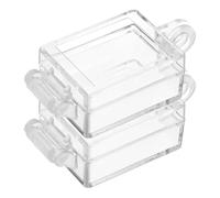 Alasum Couvercle de pour interrupteur à bascule KCD4 en ABS transparent, lot de 2, usage extérieur et professionnel, protège boutons et prolonge durée de vie