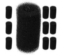 Alasum Éponges de Remplacement Résistantes à l'usure Lot de 10 pour Filtre de Piscine en Mousse Noire pour Fête Estivale pour Petit Aquarium et Couvercle D'aquarium