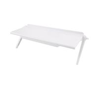 Alasum Étagère de Rangement pour Box TV et Routeur en Plastique Blanc Réutilisable, Organise Les Câbles, pour Petits Salons et Chambres D'étudiants
