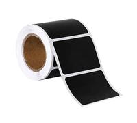 Alasum Étiquettes Autocollantes Amovibles Étiquettes Vierges Réutilisables Lot de 300 en Pvc Noir Cuisine pour Bocaux et Pots D'assaisonnement