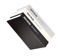 Alasum Faux Livres Décoratifs Lisse en Papier Couleur Aléatoire Lot de 3 Lisse et Design Réaliste pour Décoration Moderne de Bibliothèque et Hôtel