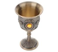 Alasum Gobelet en Alliage de Zinc Élégant pour Whisky et Vin, Décoration de Bureau Dorée, pour Fêtes et Bars, Design Raffiné et Pratique