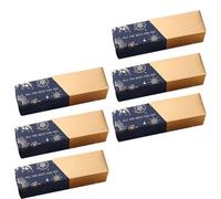 Alasum Lot de 10 Boîtes à Bonbons Mariage en Papier Bleu Dégradé 13,5 X 3,5 X 3,5 Cm de Rouge à Lèvres, Contenant Dragées Original pour Emballage Chocolat et Accessoires de Fête
