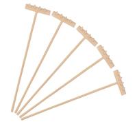 Alasum Mini Râteaux De Jardin 5 Pièces Outils De Bac À Sable Zen pour Bureau Et Jardin Décorations Rustiques Portable 5.51In X 1.38In X 0.79In