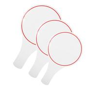 Alasum Mini Tableau Blanc Effaçable à Sec en Mousse Design Simple Face Réutilisable Blanc 3pcs pour Panneaux de Score et Cartes de Vote