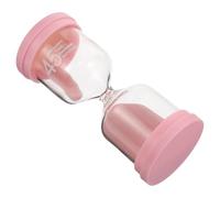 Alasum Minuterie de Sauna en Verre Rose 45, Sablier pour Précis et Facile D'utilisation, pour Routines de Bain la Maison