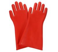 Alasum Moufles Légers et Flexibles en Caoutchouc Isolants Rouge Paume Ergonomique, Protection Antidérapante pour Travaux Électriques Haute Tension pour Applications Industrielles