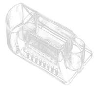 Alasum Organisateur de Porte-embouts en PC pour Têtes de Polissage Boîte de Rangement de Perceuse à Ongles pour Salon et Formation Nail Art