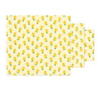 Alasum Papier Alimentaire Ingraissable la Cire D'abeille 3 Feuilles, Film Naturel pour Pâtisserie et Snacks, Emballage Réutilisable