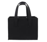 Alasum Paquet de Transport Capacité 6 Bouteilles pour Bouteilles de Vin en Feutre Noir, Porte-Bouteille Élégant et Simple, pour Rangement et Fête