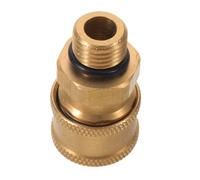 Alasum Pistolet Haute Pression pour Lavage de Voiture en Cuivre Raccord Rapide 3/8, Filetage Extérieur 13,8mm, Assemblage Facile pour Usage Domestique et Professionnel