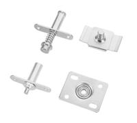 Alasum Pivot de Porte Rotatif Réglable, Charnière Cachée à Ressort | Acier Laminé à Froid et Alliage D’aluminium, Montage Dissimulé, Verrouillage de Position, Stabilité sans Jeu